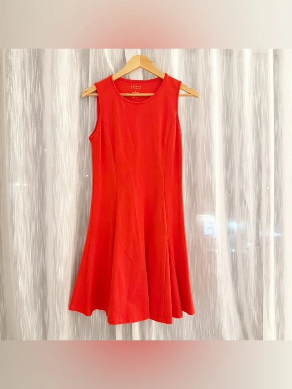 Kate Spade Broome Street Red Dress Small Red/Orange